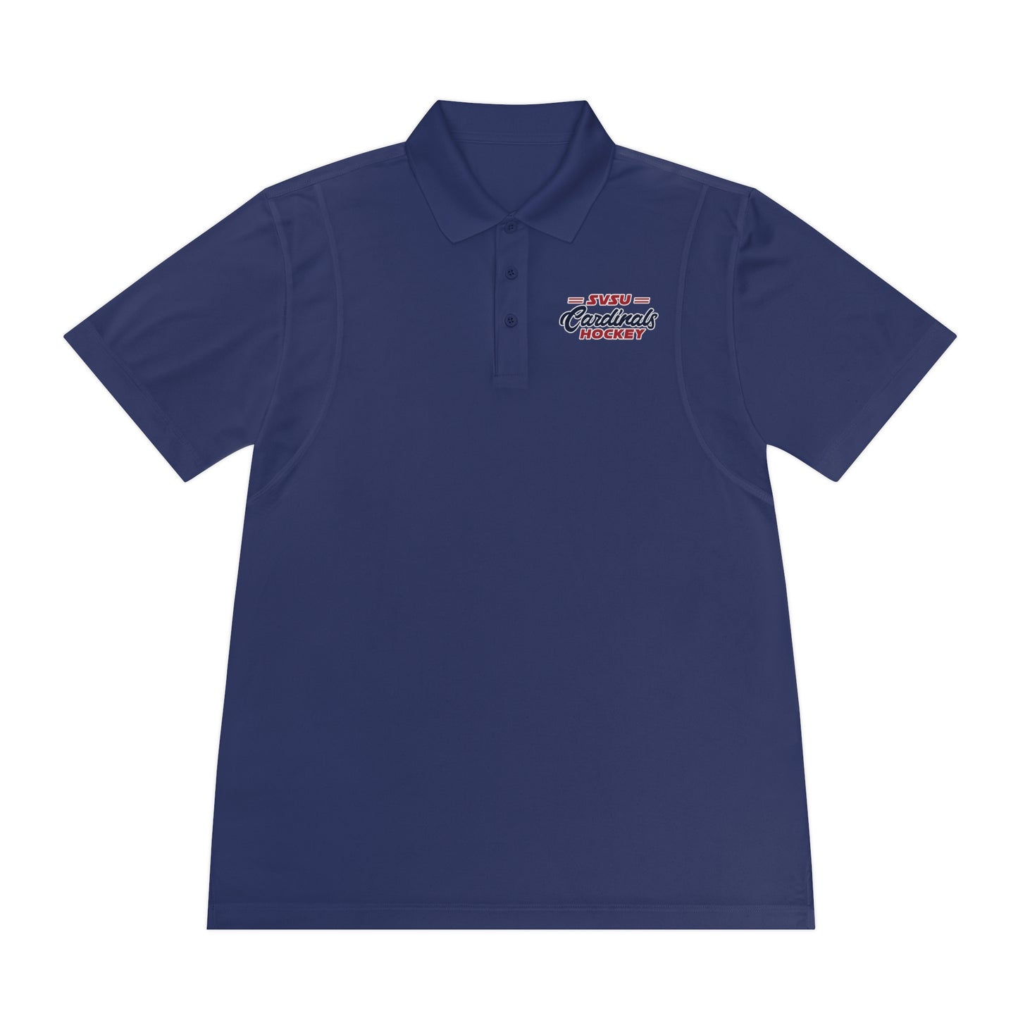 SVSU Cardinals Hockey Men's Polo - DTF print