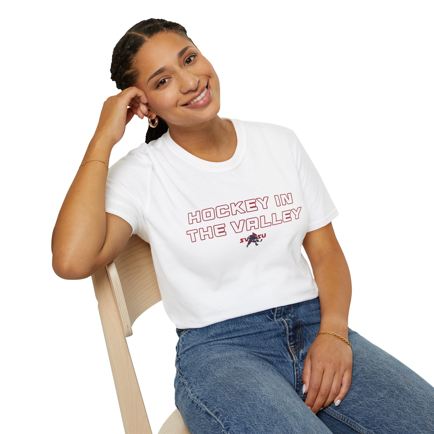 Hockey in the Valley Unisex soft-styleT-Shirt