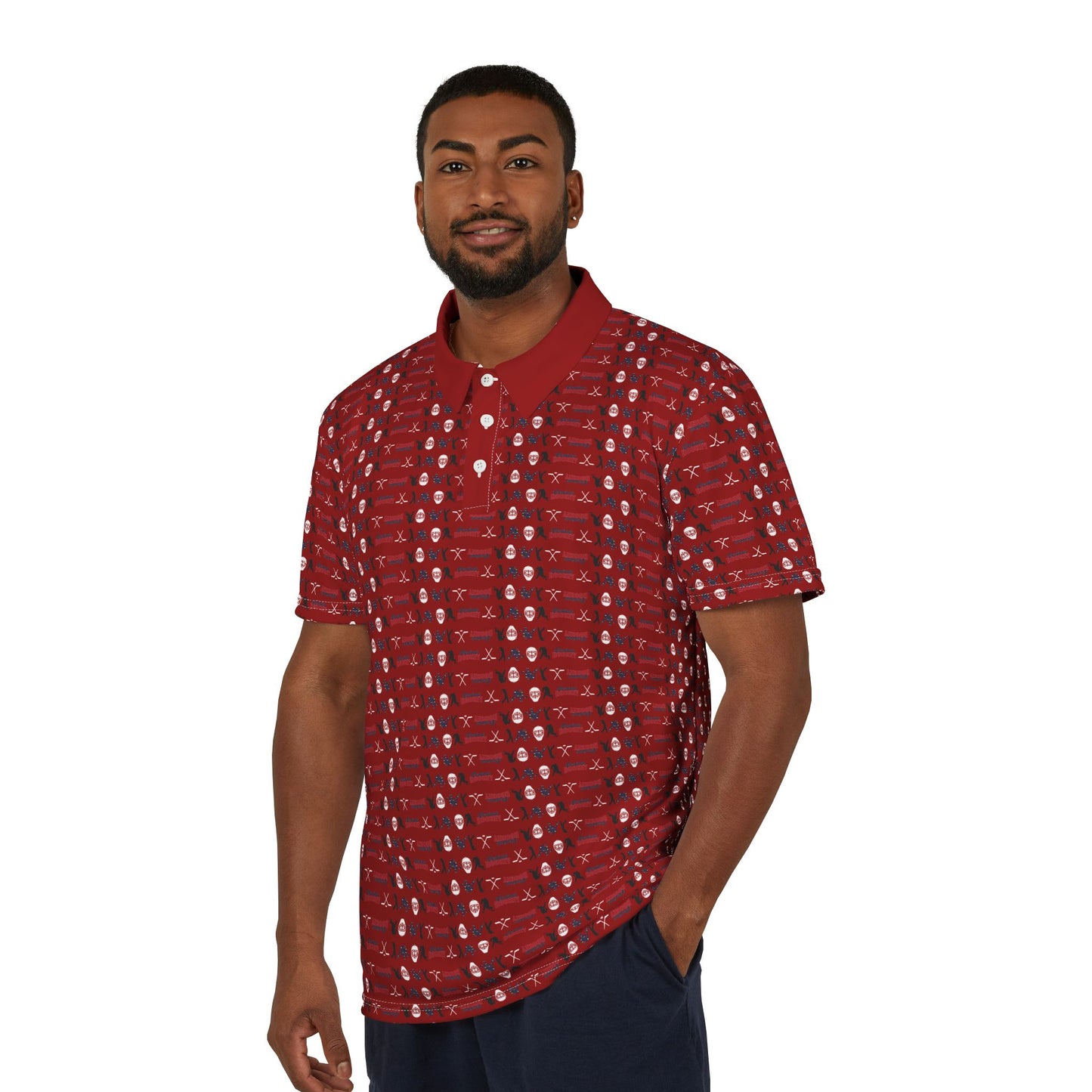 Cardinal All Over Print Polo