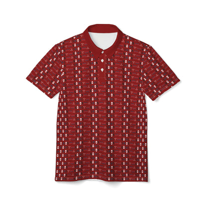 Cardinal All Over Print Polo