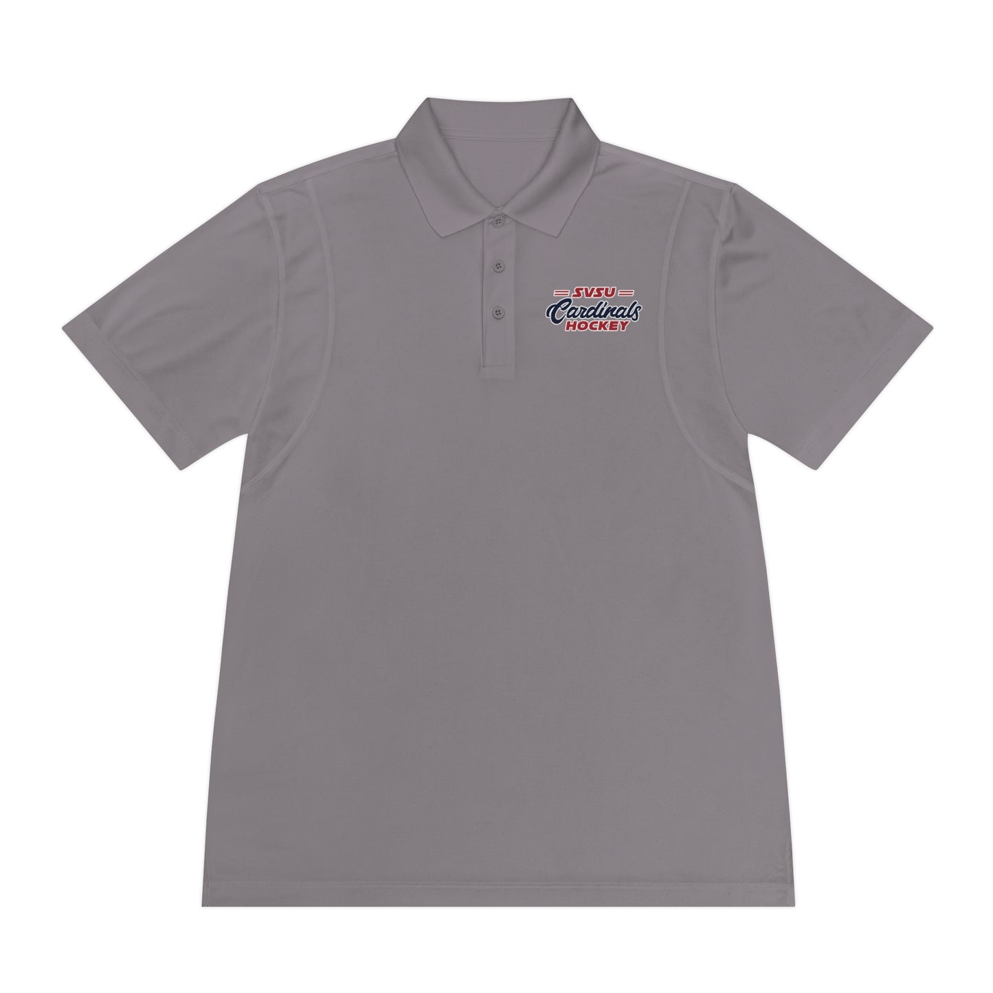 SVSU Cardinals Hockey Men's Polo - DTF print